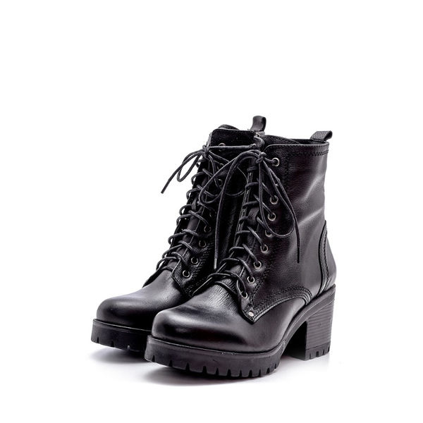 

boots women's leather black high heels platform