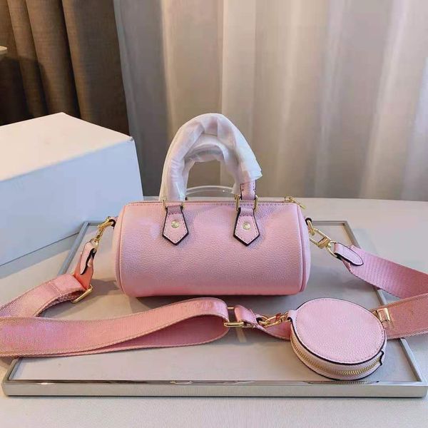 

2021 summer fashion shoulder bag two-piece portable embossed pillow large capacity ladies dual-use leisure simple and versatile