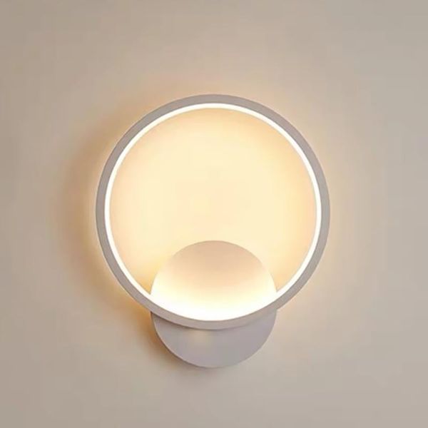 

wall lamp led light fixture round/square aluminum night sconces lighting for bedside corridor stair kitchen