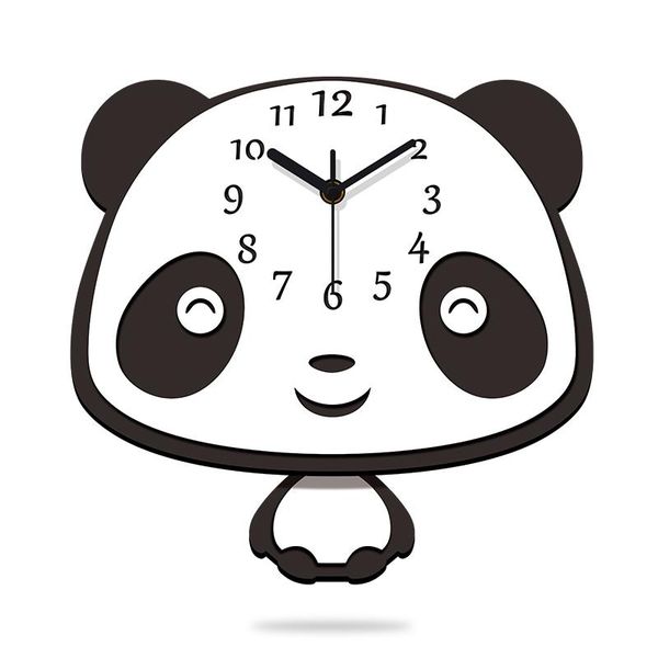 

wall clocks creative nordic design fashion clock self adhesive children bedroom silent reloj de pared home decor bd50wc