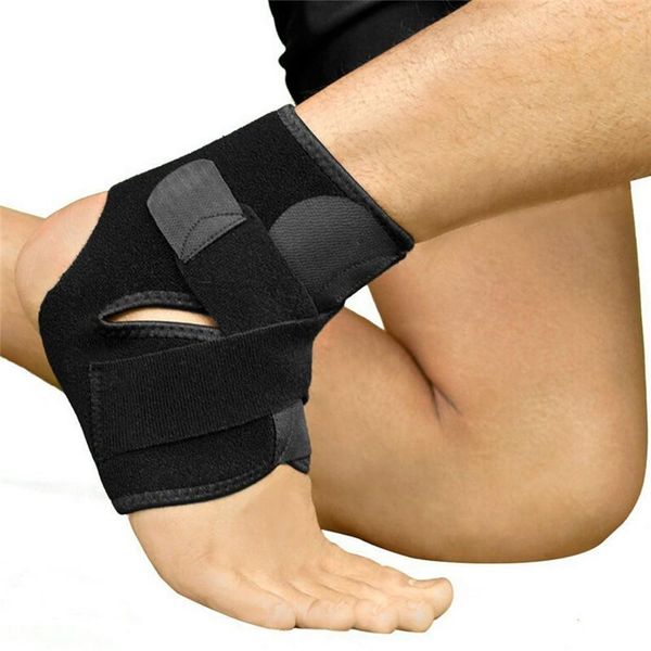 Knöchelunterstützung Sicherheit Gym Laufung Schutz Fußbandage Stretchy Brace Black Band Anti-Rutsch Guard Sport Fitness