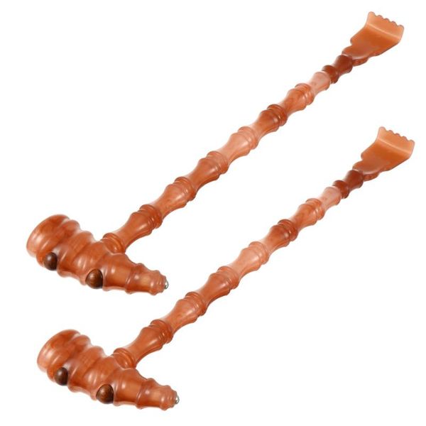 

full body massager 2pcs knocking hammer stick portable back scratcher
