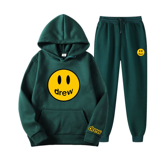 

drawn house justin bieber men's hoodie, sportswear, autumn and winter, 2022, Gray
