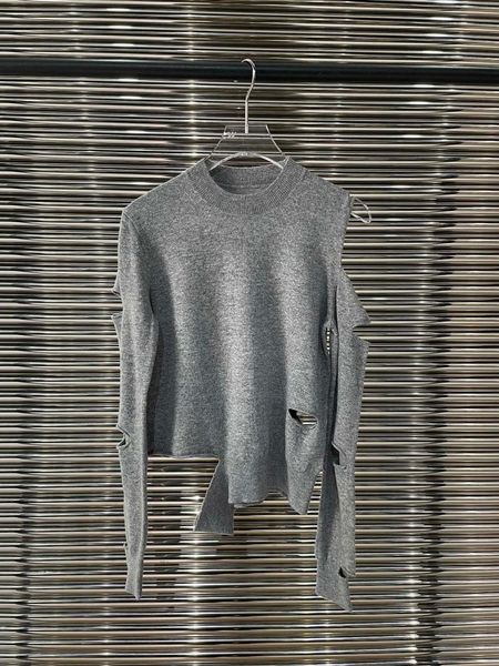 

women's sweaters the hole in knitting coat of fund 2021 autumn winters 1022, White;black