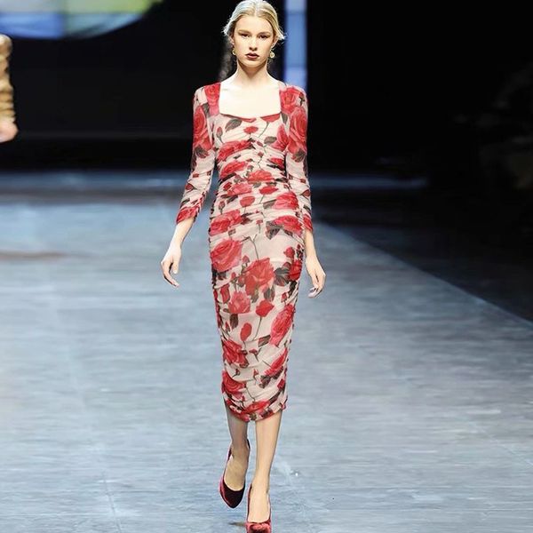 

spring track tube impression retro sleeve thin mid-length female dress, Black;gray