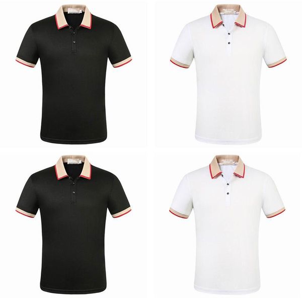 

2022 designer polo shirts men luxury polos casual mens t shirt letter print embroidery fashion high street man tee@20, White;black