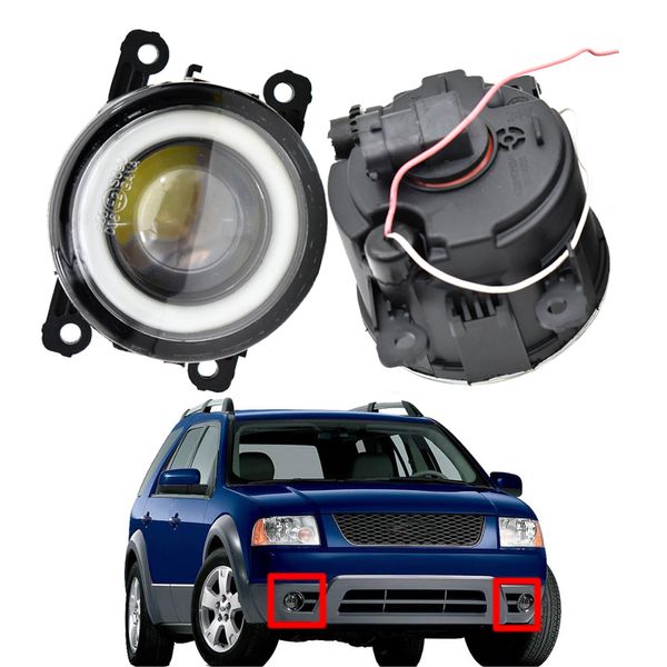 Fendinebbia per Ford Freestyle SEL 2005-2007 Accessori auto H11 LED Lampadina Bianca Lampada da corsa diurna DRL 12V