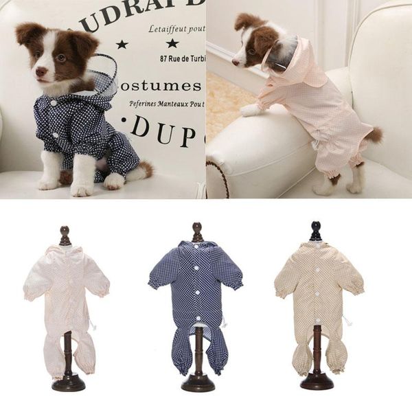 

pet dog raincoat outdoor puppy cat jumpsuit rain coat for small large dogs hooded waterproof jackets overalls m-3xl cloak apparel