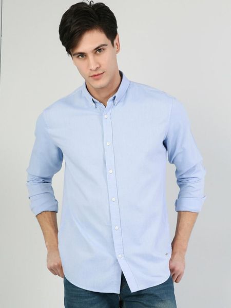 

men long sleeve shirt cl1031345 men's casual shirts, White;black