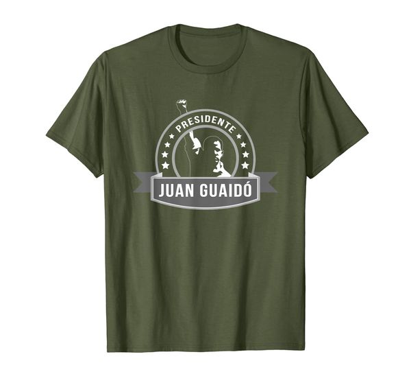 

juan guaido presidente om support venezuela shirt, White;black