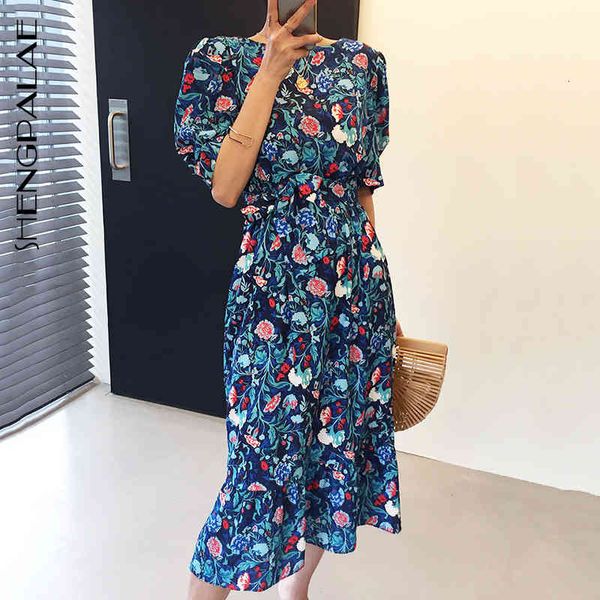 

casual dresses summer women vintage loose high waist slim was thin elegant hollow out puff sleeve maxi dress female za5007 4z1m, Black;gray