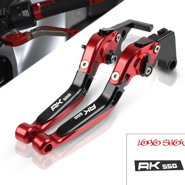 

motorcycle brakes ak550 brake levers for kymco ak 550 2021 cnc folding extendable adjustable clutch