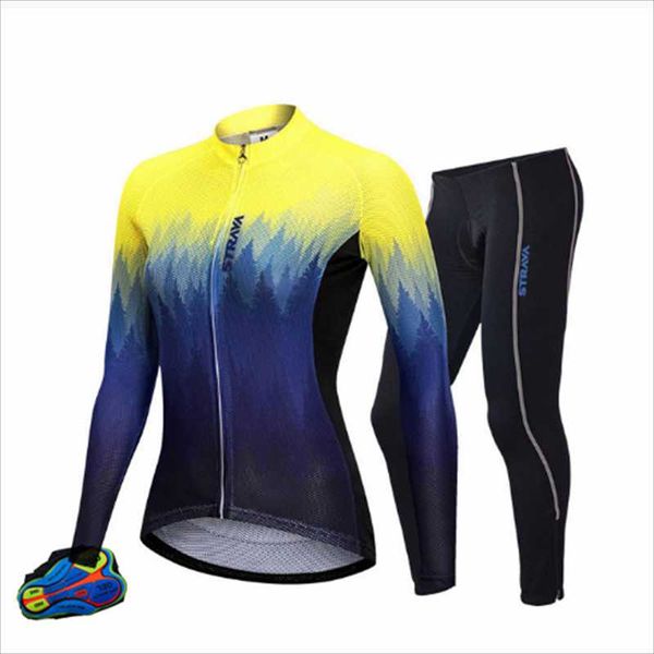 

racing sets 2021 strava breathable anti jersey set maillot ropa ciclismo cycling bicycle clothing mtb bike clothes uniform pro, Black;blue