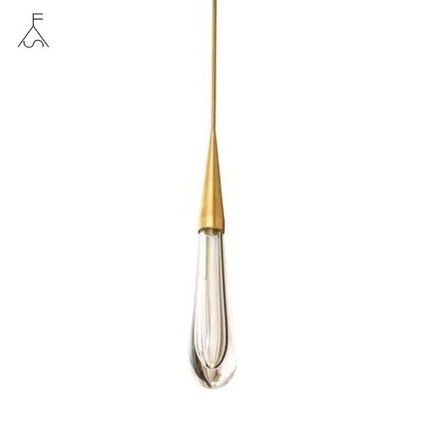

customizable post-modern crystal glass led pendant lights hanglamp drop light restaurant bar lamp staircase lamps