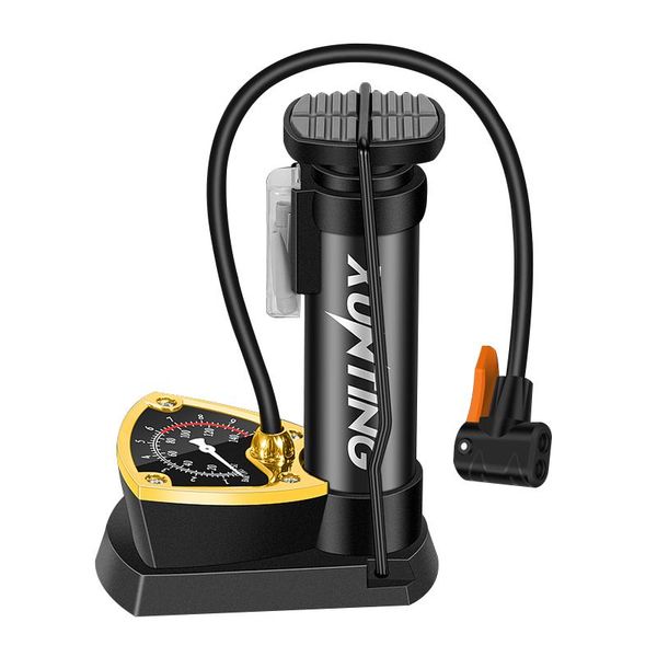 

bike pumps xunting high-pressure foot pump bicycle household mini portable foot-operated air