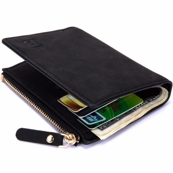 

wallets wholesale men small coin zipper purse design slim wallet 300pcs/lot1, Red;black