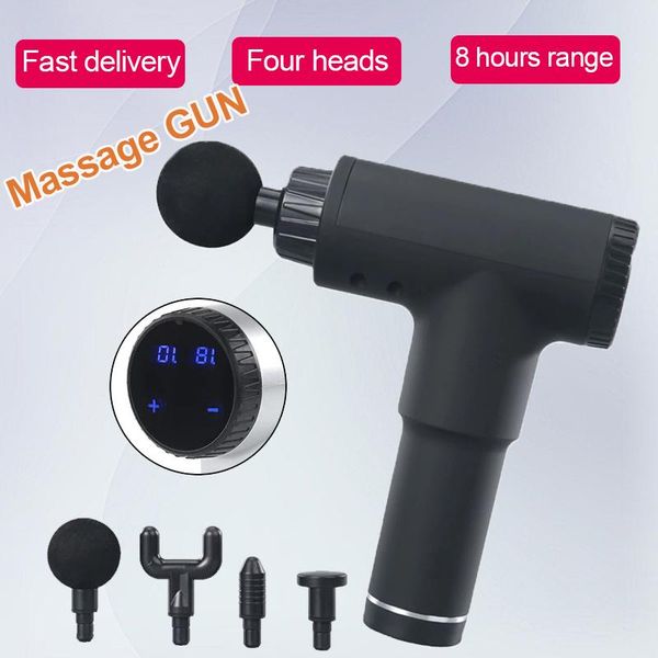 

massage gun electric muscle relaxation massager vibration sport fascial pain relief body slimming shaping
