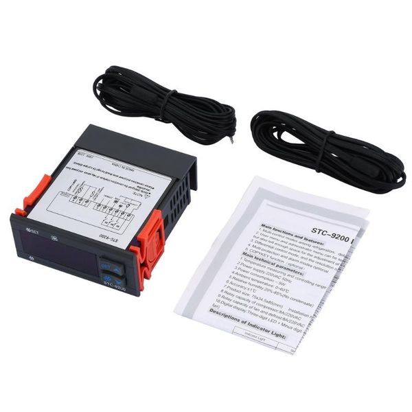 

smart home control digital temperature controller thermostat thermoregulator incubator relay led with refrigeration defrost fan alarm functi