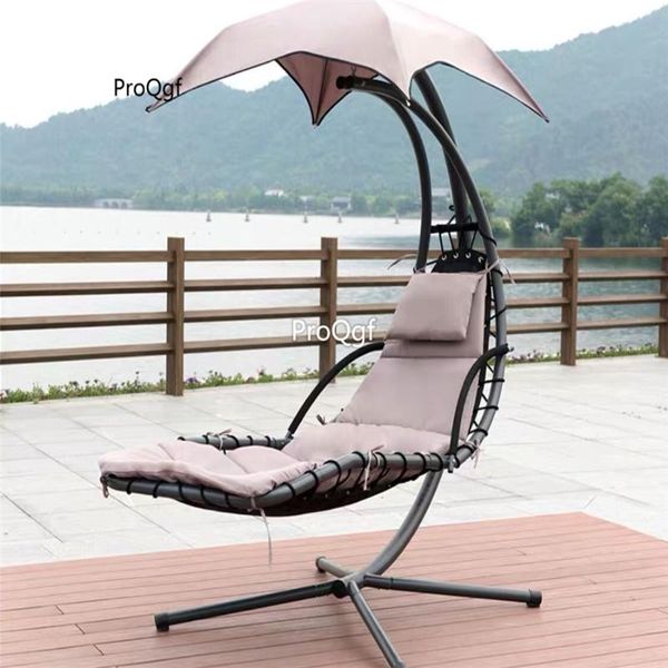 

prodgf 1 set 200*105*190cm outdoor beach moon shape swing chair camp furniture