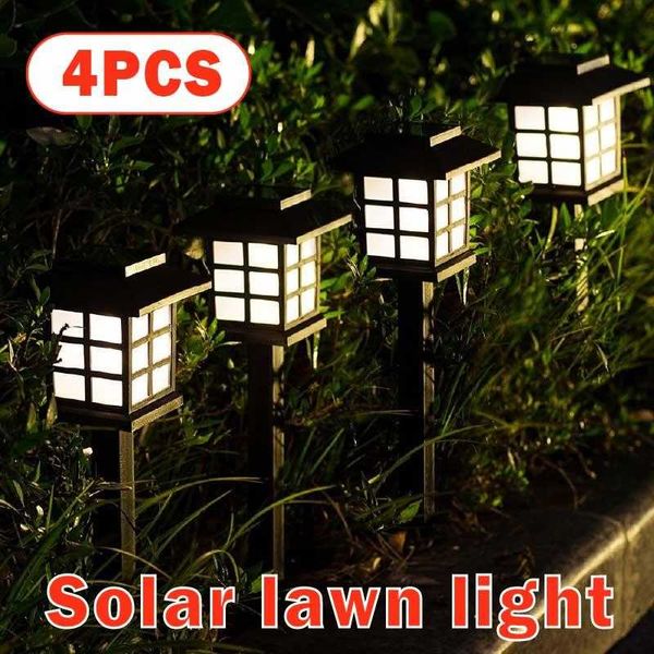 

lawn lamps 4pcs led solar garden lights, outdoor waterproof, used in garden/landscape/yard/terrace/drive