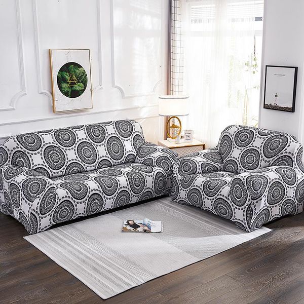 

chair covers bohemian printed elastic sofa cover spandex polyester couch armchair slipcover for single/two/three/four-seater
