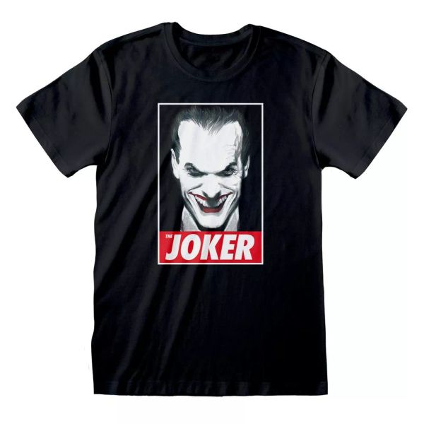 

dc batman the joker official t-shirt men unisex, White;black