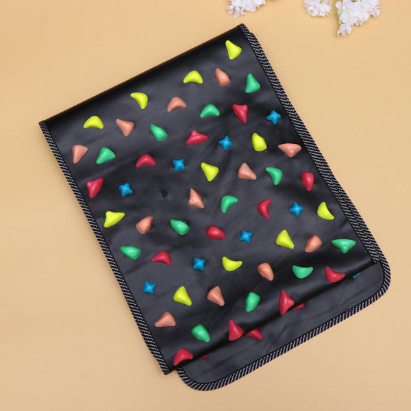 

yoga mats foot mat fake cobblestone non-slip floor for home (black 175x35cm)