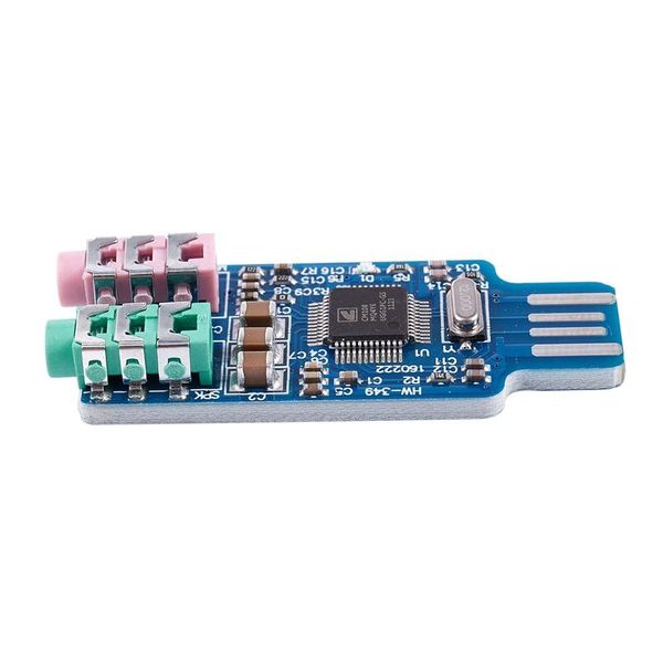 

sound cards driver usb card cm108 chip blue