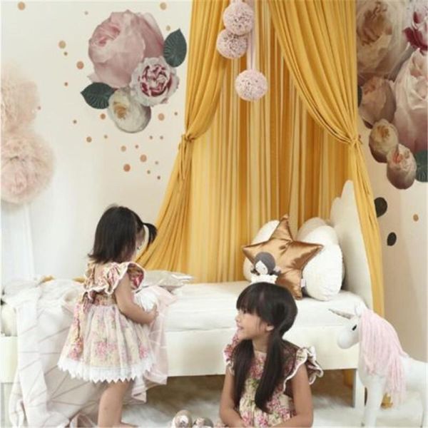 

kids baby bed canopy bedcover mosquito netting princess dome tent bedding net