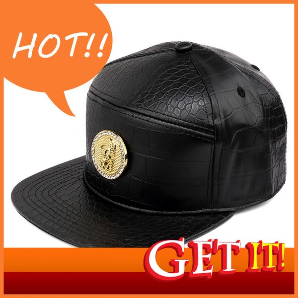 

caps classic ball color casquette pu leather crocodile pattern jesus tide hip hop cap flat brim men's and women's baseball, Blue;gray