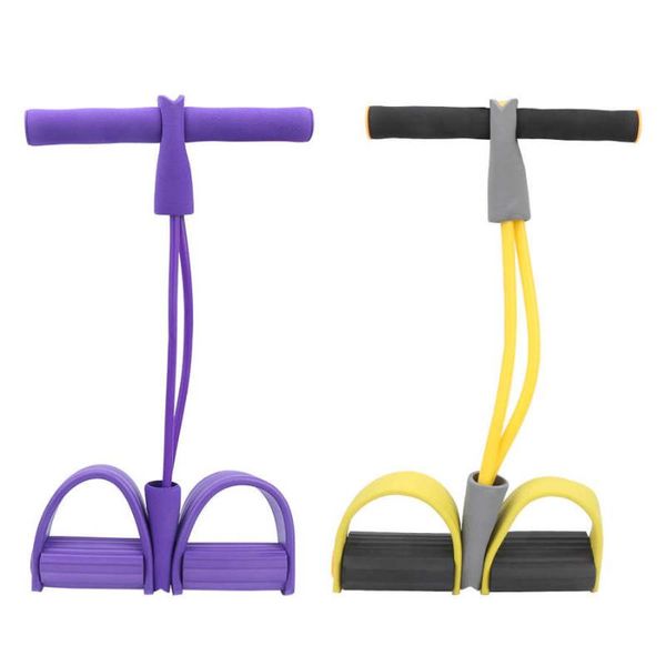 

tube pull rope fitness elastic bands pedal ankle puller abdominal exerciser home gym sport sit up training equipment resistance