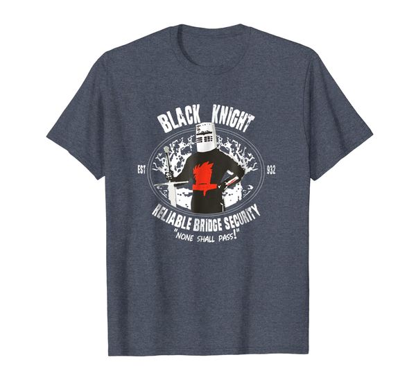 

cool t-shirt - black knight bridge security tee, White;black