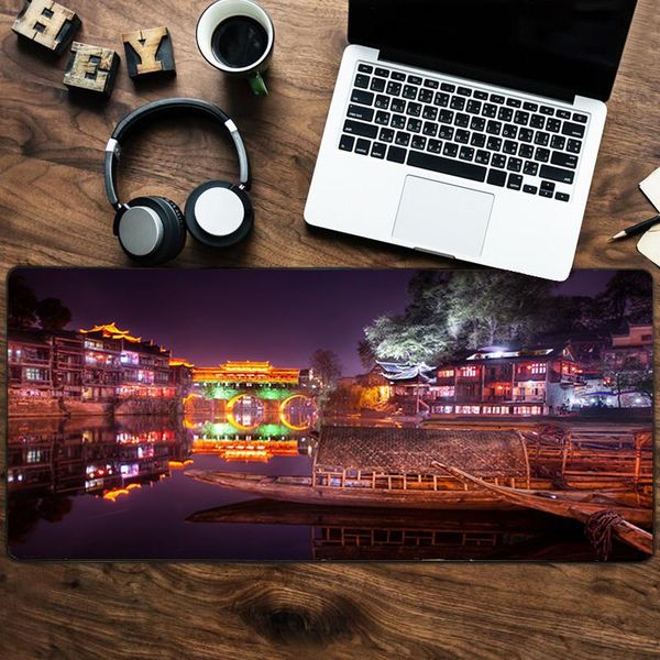 

mouse pads & wrist rests chinese landscape large game anime pad notebook desk computer keyboard