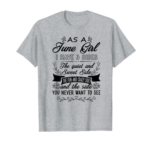 

as a june girl i have 3 sides the quite sweet b'day girls, White;black