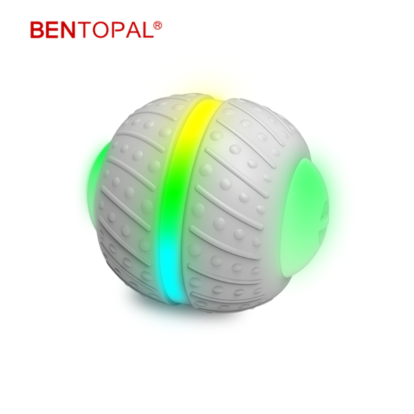 

benl-- smart cat interactive toy balls 360 degree automatic rolling ball self rotating pet usb rechargeable toys