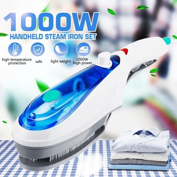 

laundry appliances 1000w handheld garment steamer brush portable steam iron for clothes generator ironing eu/us/au plug 110v-240v