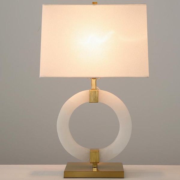 

table lamps led e27 nordic iron fabric marble lamp. light. desk lamp.led dest lamp for bedroom foyer