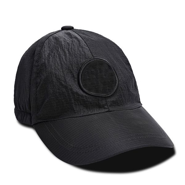 

hat metal coated fabric waterproof material island casual cap adjustable baseball capg, Blue;gray