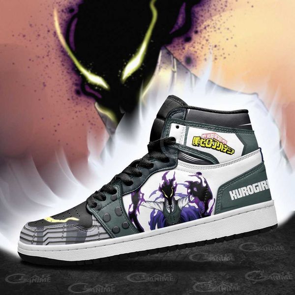 

kurogiri sneakers my hero academia anime shoes high basketball shoes non slip