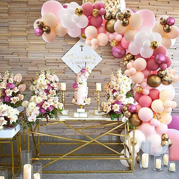 98 pezzi decorazione della camera nuziale palloncino matrimonio palloncino set sfondo muro scena di fidanzamento layout della stanza della sposa