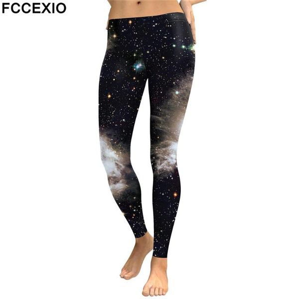 

brand 3d digital black white galaxy legins fashion slim leggins printed women leggings woman pants women's