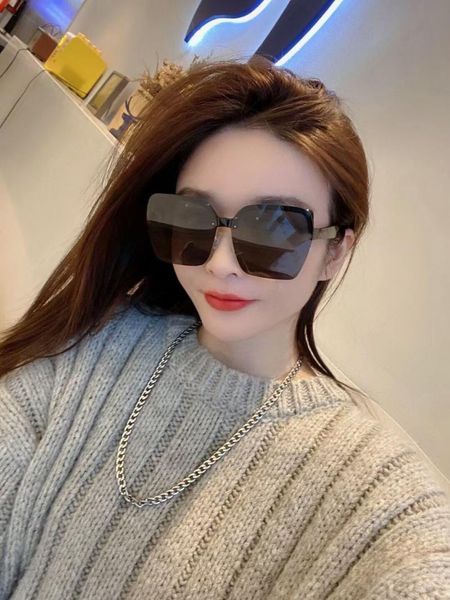 

sunglasses with box 2021 square fashion big retro brand designer luxury vintage shades oculos, White;black