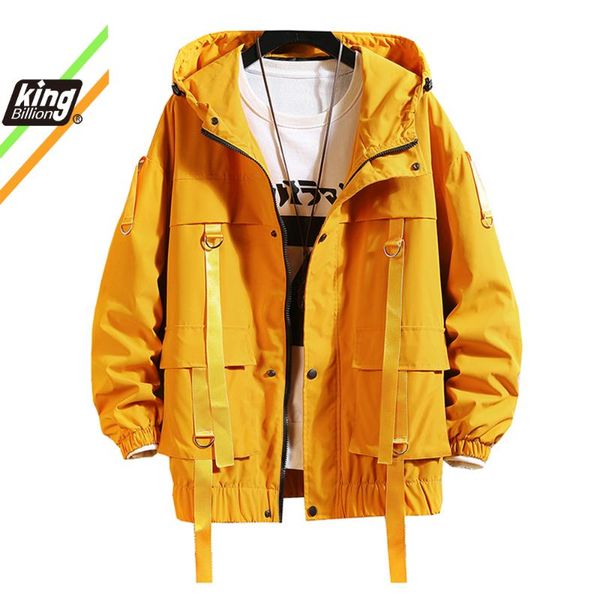 

men's jackets neutral hoody spring man safari style jacket mens harajuku black windbreaker male pockets oversize woman, Black;brown
