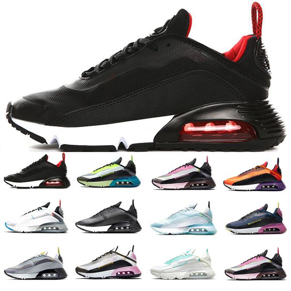 

2090 mens running shoes sneakers wolf grey white and black white blue triple pure platinum usa aurora green true pink foam bred fashion men