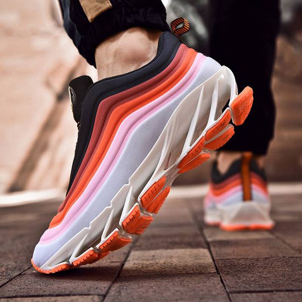 

sell well trendy sports shoes men breathable women spring fall trainers breathable and lightweight running sneakers