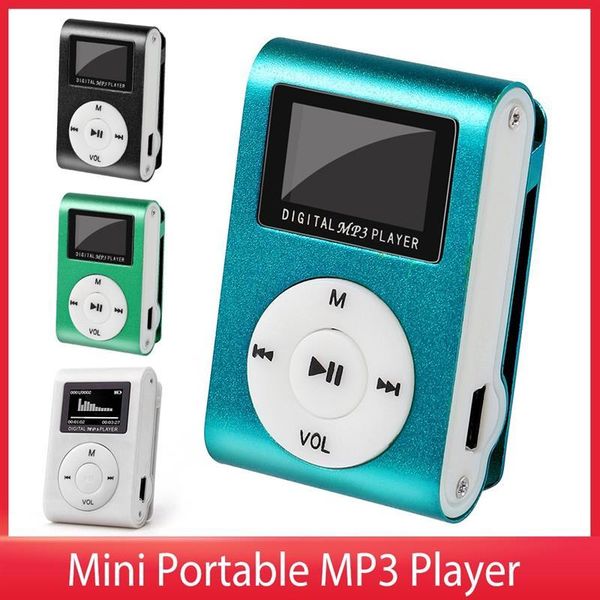 

& mp4 players mini mp3 player 32gb micro sd tf card lcd screen portable clip music for sport outdoor