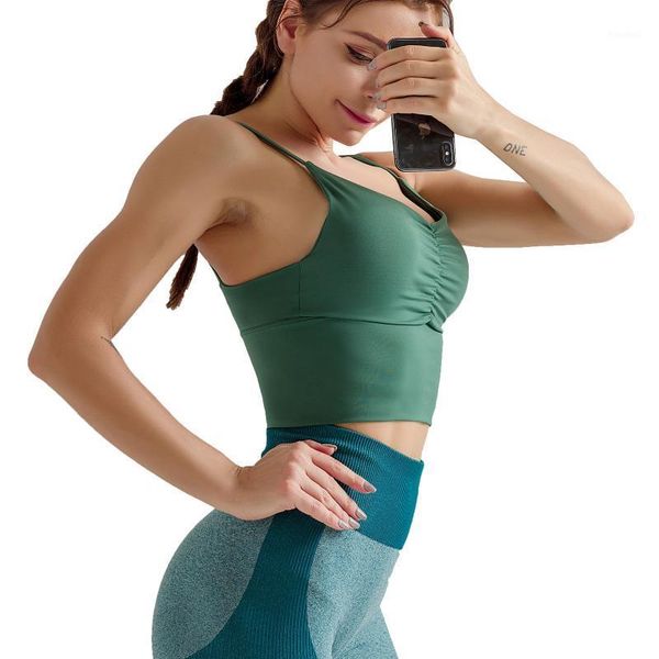 

fitness women breathable yoga gym workout tank sport bra running crop vest outfit