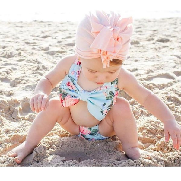 

one-pieces summer swimsuit baby bikini girl cute split toddler swimwear, Black