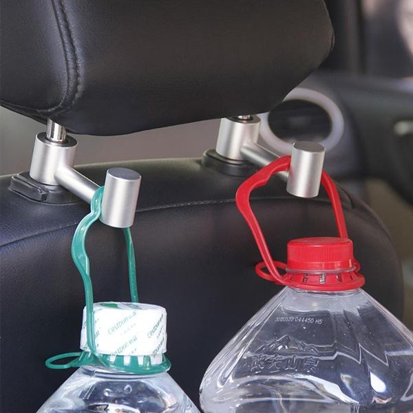 

car organizer vehicle seat back headrest aluminum alloy mount hook bag hanger automobile interior accessories