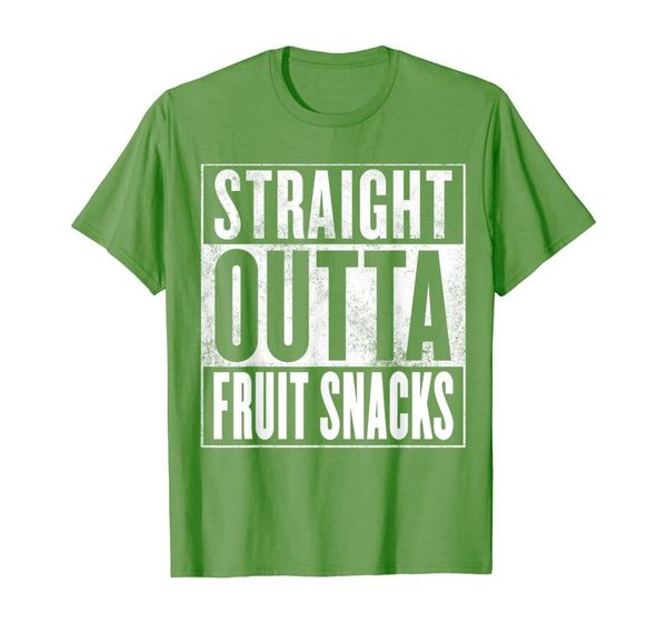 

men's t-shirts fruit snacks t-shirt - straight outta shirt, White;black
